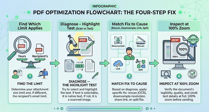 find the limit, diagnose, match fix to cause