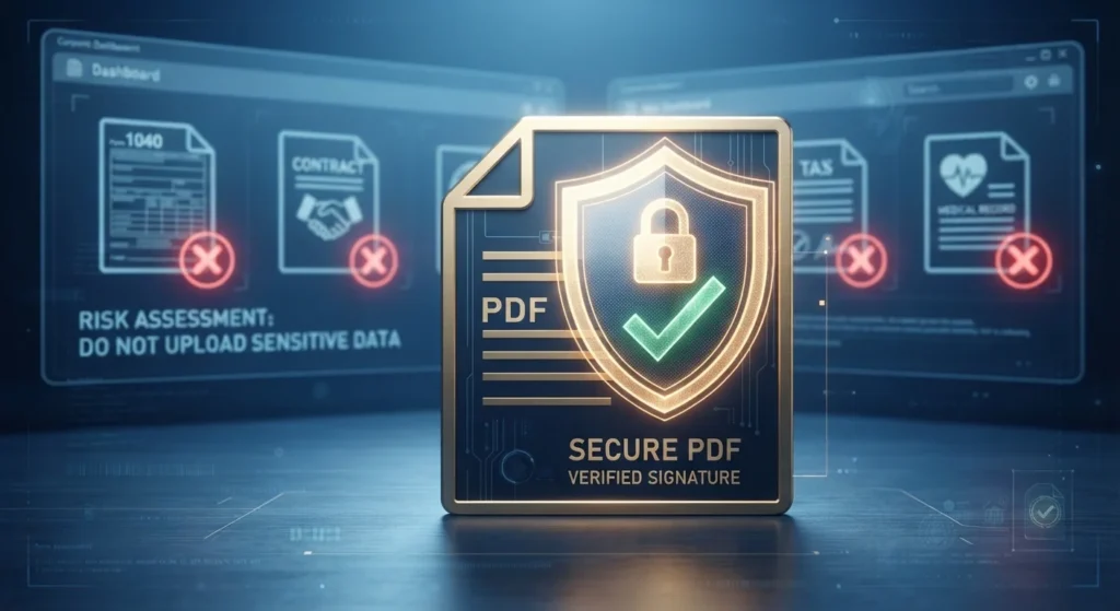 Checking an extracted PDF against the original document