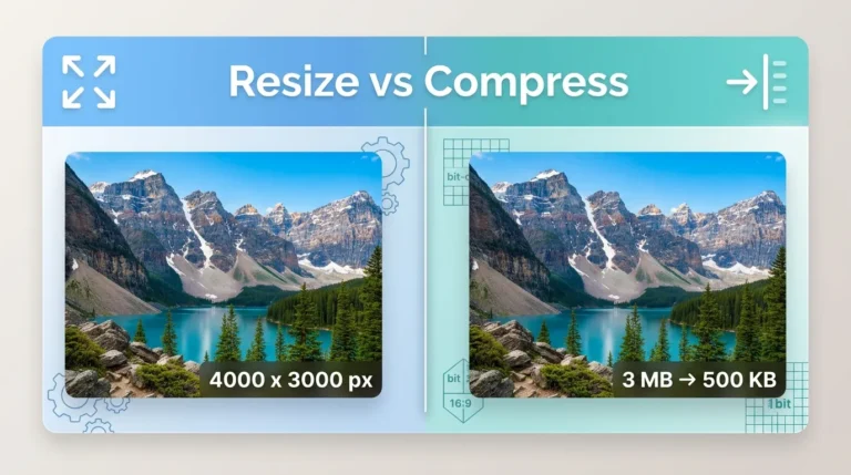 Resize vs Compress Image: Key Difference Explained