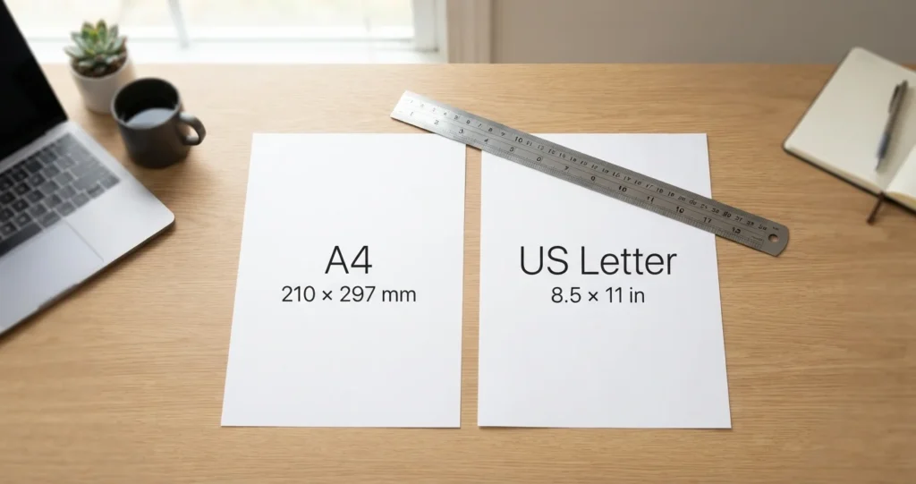 a4 vs letter paper size